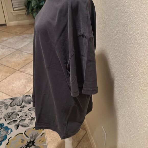 YZY Gap Balenciaga Collab Tee Shirt Black Oversized Men's Size Large Yeezy New - Picture 3 of 11